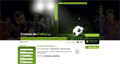 Desktop Screenshot of cromos-de-futbol.com